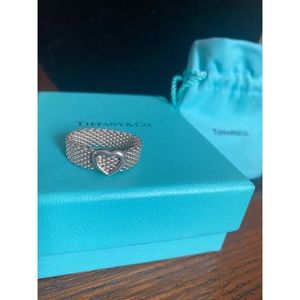 Tiffany & Co Somerset mesh band ring
